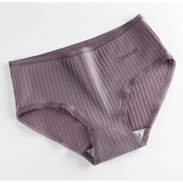 Quần Lót Nữ, Quần Chíp Nữ Cotton Gân Viền Siêu Đẹp QL04