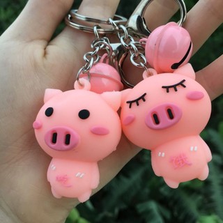 móc khóa lợn chuông ( 1 cái )