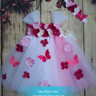 váy tutu size 1 tháng  tuổi. Thích hợp cho các bé diện đi tiệc, đám cưới bao xòe, ko đụng hàng.........................