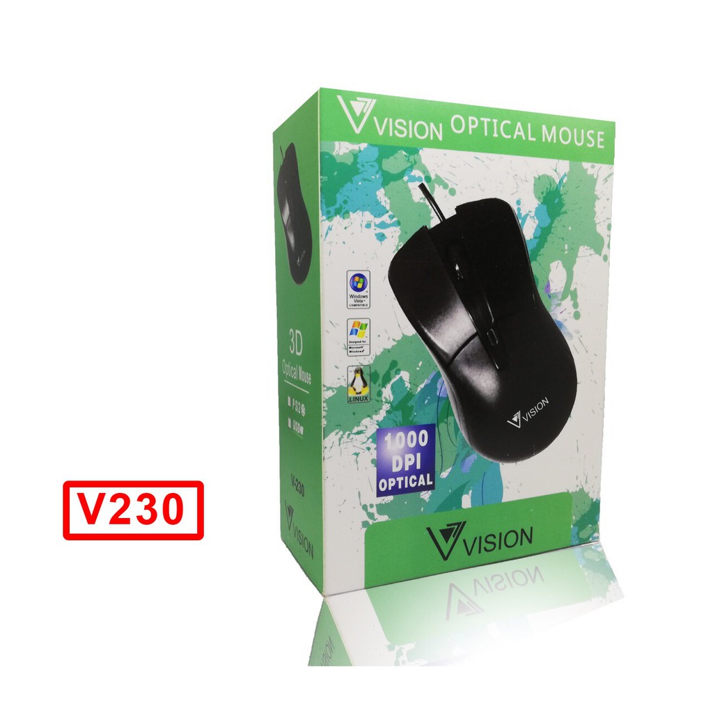 Chuột máy tính Vision V230 CÓ DÂY RẺ NHẤT XÓM