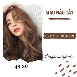 Combo thuốc nhuộm tóc màu nâu tây