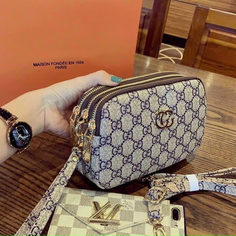 [Quà tặng dây buộc tóc bạn nhé] Túi đeo chéo nữ giá rẻ đẹp da mềm nhiều ngăn thời trang cao cấp nhỏ gọn dễ thương TX146
