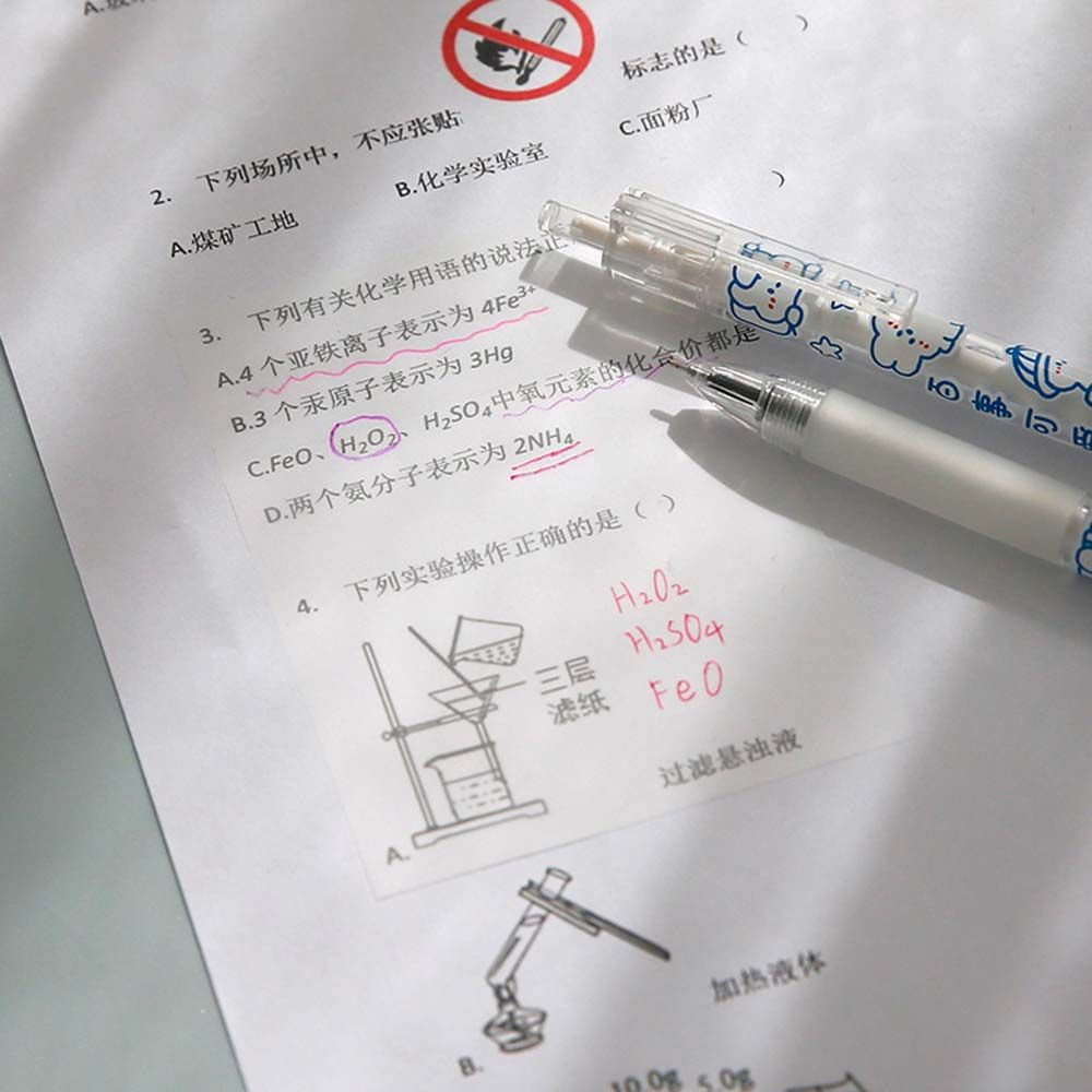 Giấy ghi chú trong suốt chống thấm nước thiết kế đơn giản tiện dụng cho học sinh / nhân viên văn phòng