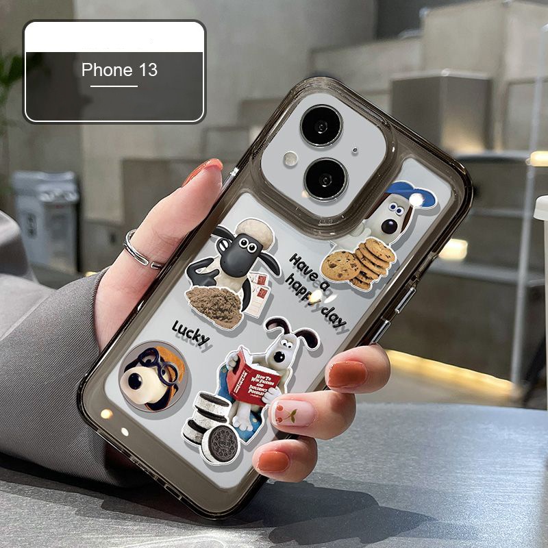 Ốp Điện Thoại Silicon TPU Mềm Trong Suốt In Họa Tiết Dễ Thương Cho IPhone 14 12 13 6 6S 7 8 Plus X XS XR 11 Pro Max