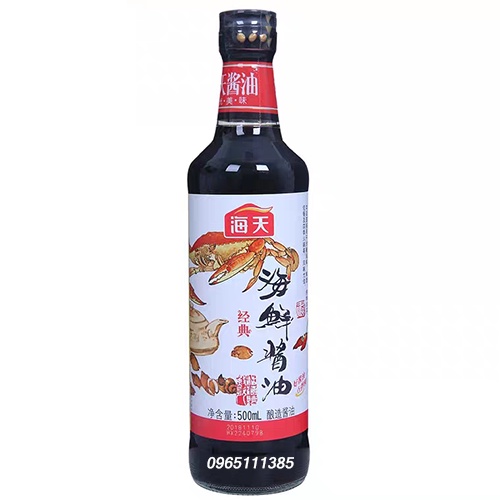 Xì Dầu Hải Sản Hải Thiên 500ml - Đậm đà, dậy mùi thơm hải
