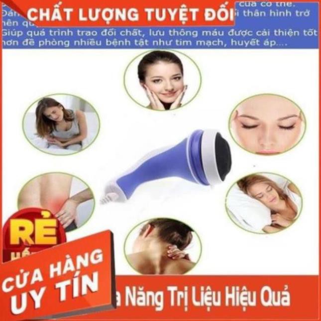 [ HÀNG CHÍNH HÃNG ] Máy mát xa cầm tay - Máy massage trị liệu đau nhức toàn thân 5 đầu Relax