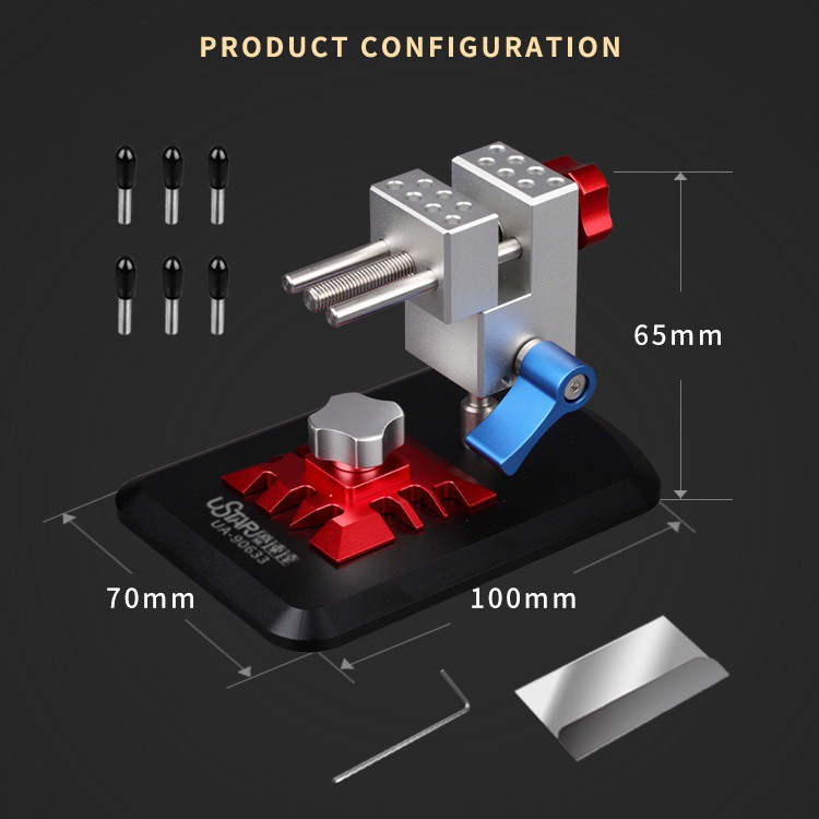 YEEYEE - DỤNG CỤ MÔ HÌNH USTAR - ĐẾ KẸP ĐA NĂNG 2 TRONG 1 XOAY 360° UA-90633