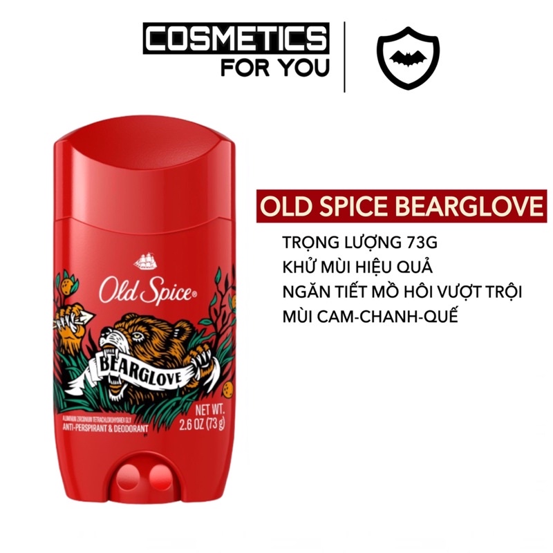 [FULL LINE] SÁP KHỬ MÙI OLD SPICE 73G TIMBER | FIJI | BEARGLOVE | WOLFTHORN SÁP KHỬ MÙI OLD SPICE 73G USA