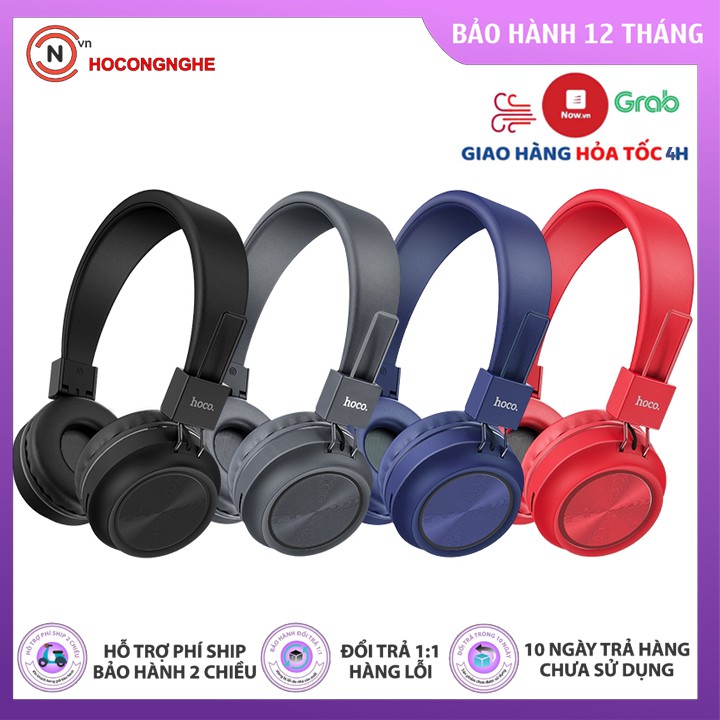 🌟CHÍNH HÃNG🌟 Tai nghe Hoco. W25 chụp tai kết nối bluetooth tích hợp micro thời lượng pin 200 giờ {BẢO HÀNH ĐỔI MỚI}