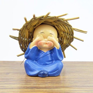 tượng 4 chú đội mũ
