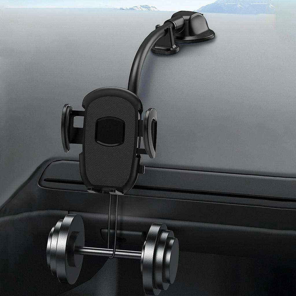 Giá đỡ điện thoại Wiwu CH016 Car Mount trên ô tô hút mặt da, mặt kính, mặt nhựa chất liệu nào cũng hút được