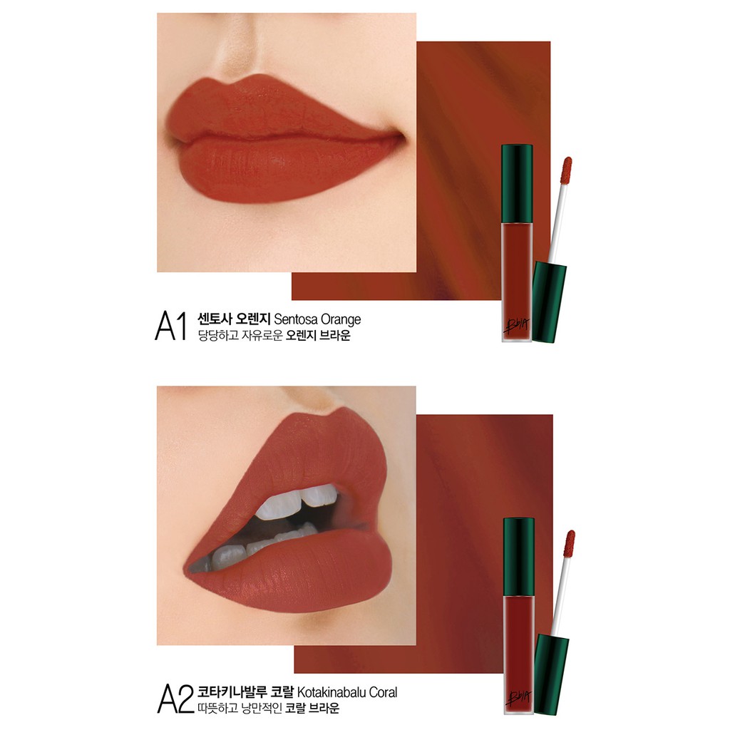 Son kem lì Bbia Last Velvet Lip Tint ASIA EDITION (5 Màu) 5g - Bbia Official Store | Thế Giới Skin Care