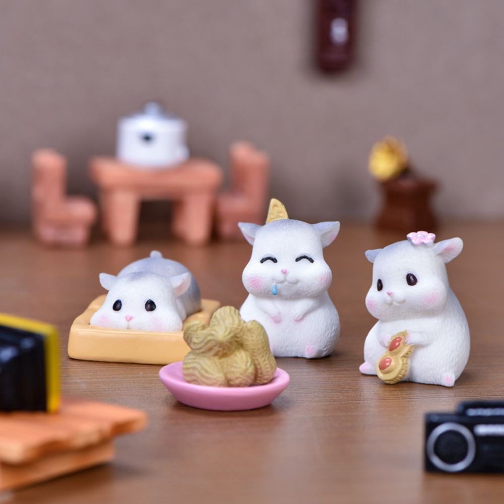 Mô Hình Chuột Hamster Mini Dùng Trang Trí Tiểu Cảnh Diy