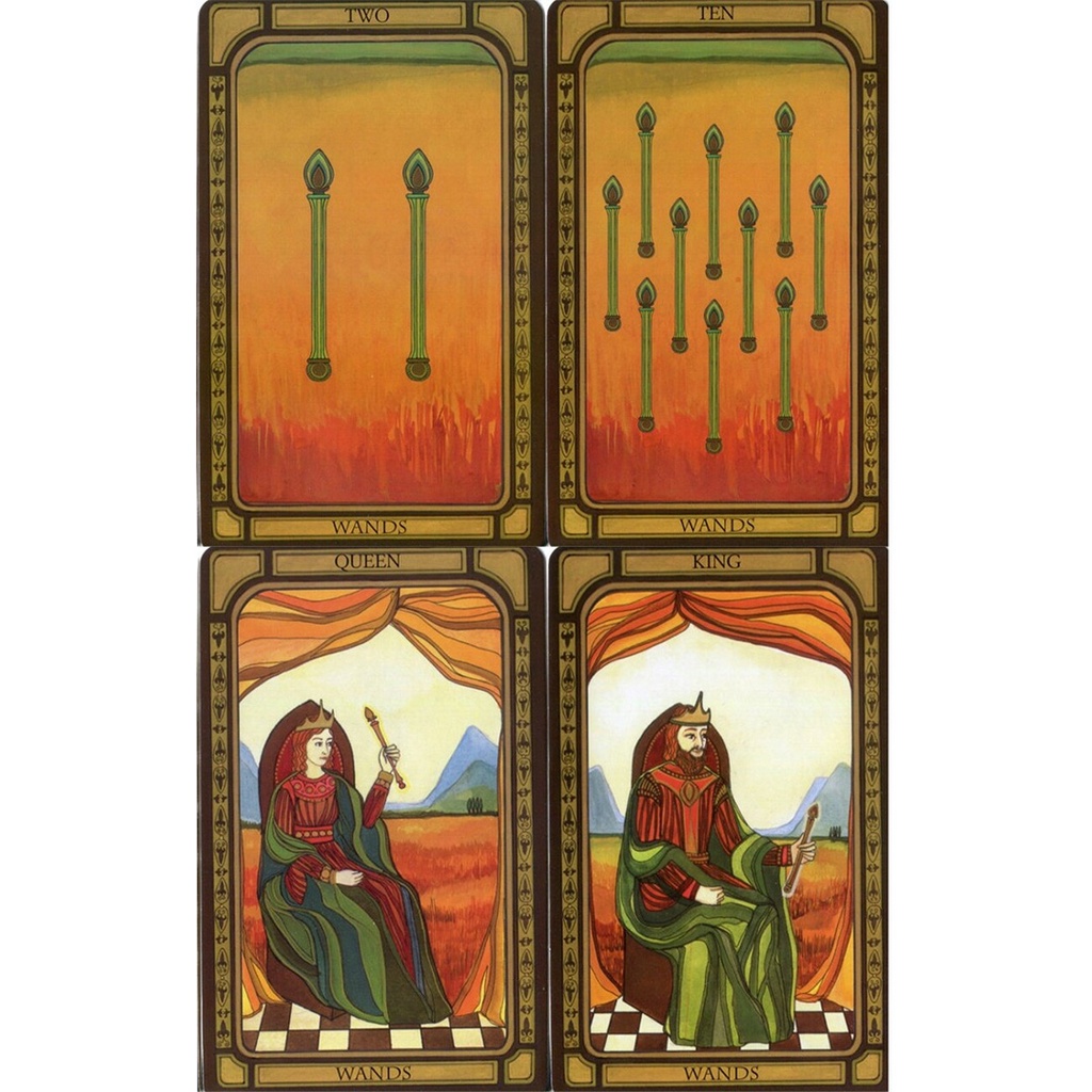 Bộ Bài Golden Tarot (Liz Dean - CICO Books) (Mystic House Tarot Shop) - Bài Gốc Authentic Chính Hãng 100%