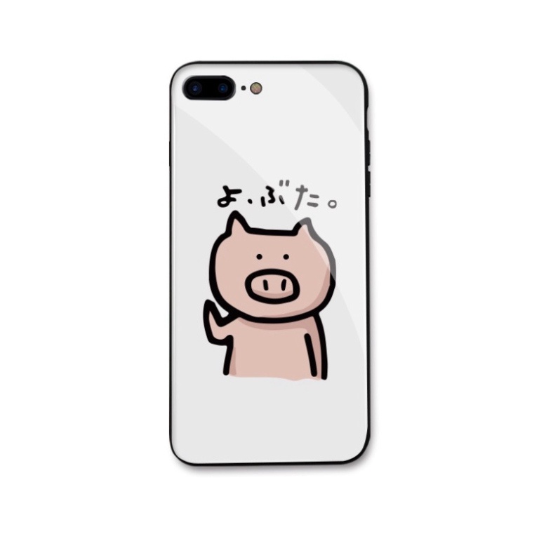 Ốp lưng iphone 6, 7, 8 Plus, X, XS, XR, XSMAX, 11, 11PRO, 11 PROMAX, 12, 13 PROMAX HEO DƠ TAY DỂ THƯƠNG BẰNG KÍNH PKVN