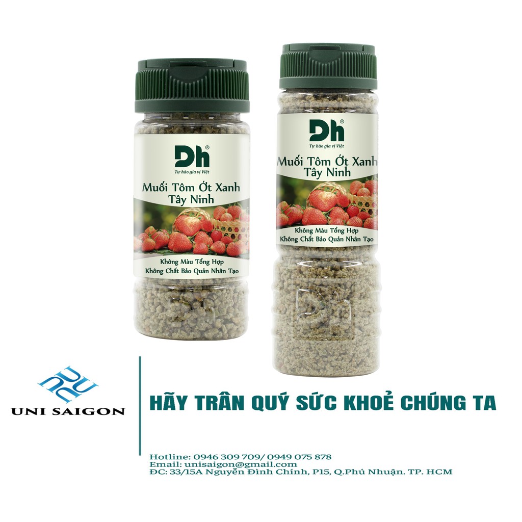 Hũ Muối Tôm Ớt Tây Ninh - Thương hiệu DH Foods