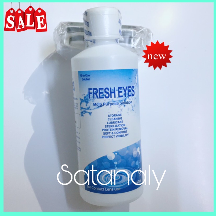 Nước ngâm rửa lens - Kính áp tròng Fresh Eyes Chuyên dụng 150ml