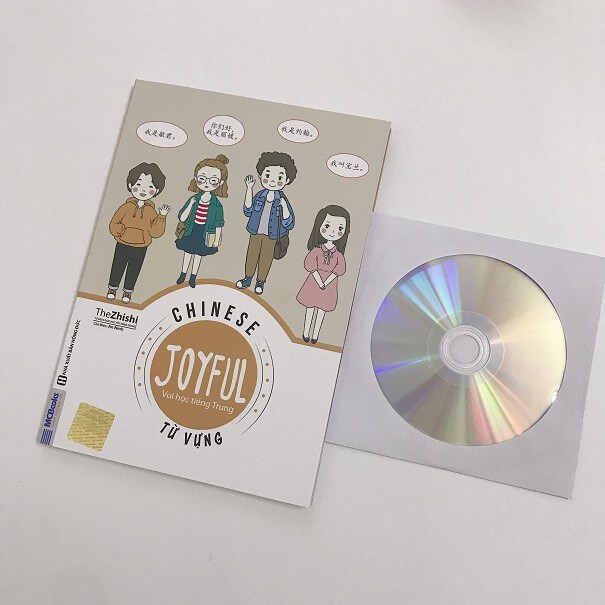 Sách: Vui học tiếng Trung Quốc – Từ vựng JOYFUL + DVD quà tặng
