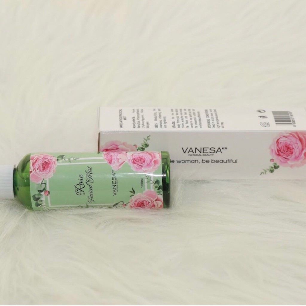 Xịt khoáng hoa hồng Vanesa kiêm toner | BigBuy360 - bigbuy360.vn