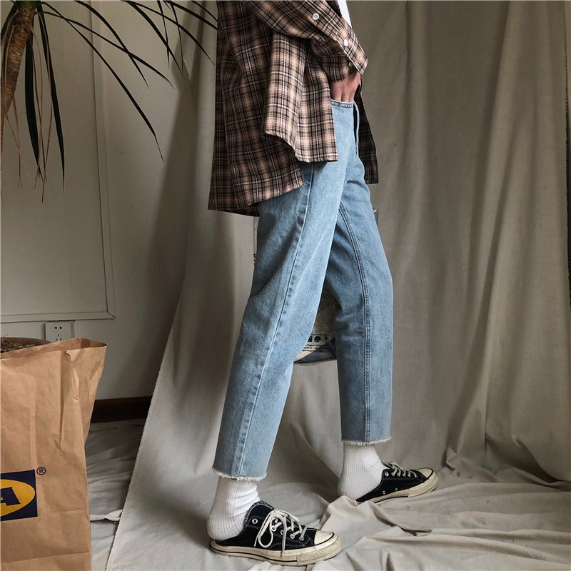 [Freeship Xtra] Quần Baggy Jean Nam Dáng Suông Chất Vải Dày Dặn Cao Cấp, hottrend hàn quốc 2021 | BigBuy360 - bigbuy360.vn