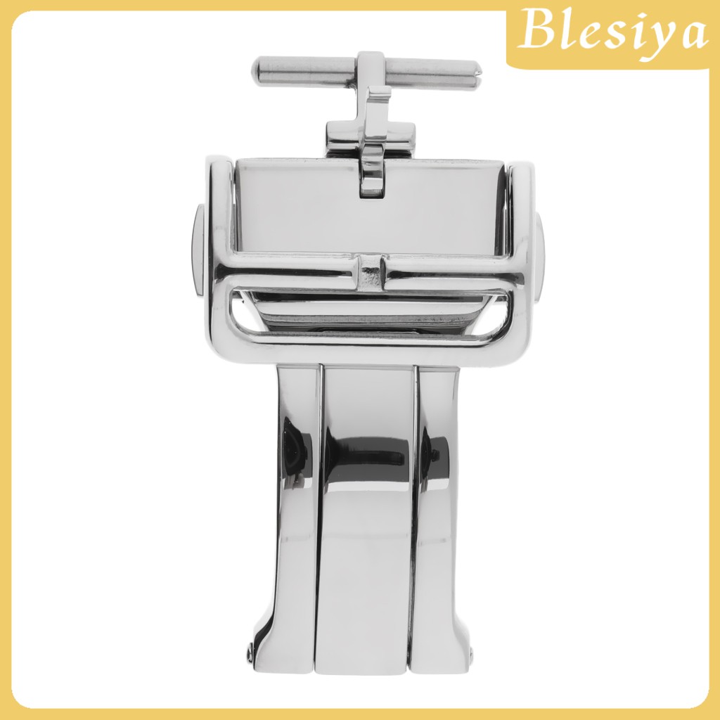 (Hàng Mới Về) Dây Đồng Hồ Đeo Tay Bằng Thép Không Gỉ Khóa Bướm