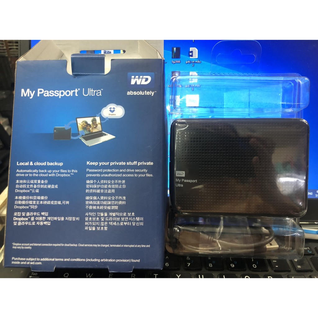 Hộp đựng ổ cứng di động HDD, SDD box 2.5 in Western USB 3.0