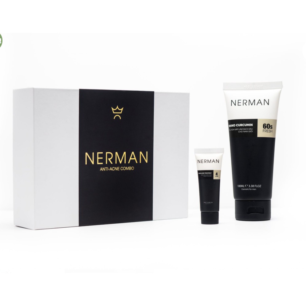 Combo ngừa mụn nam giới Nerman Anti-Acne 10ml | BigBuy360 - bigbuy360.vn