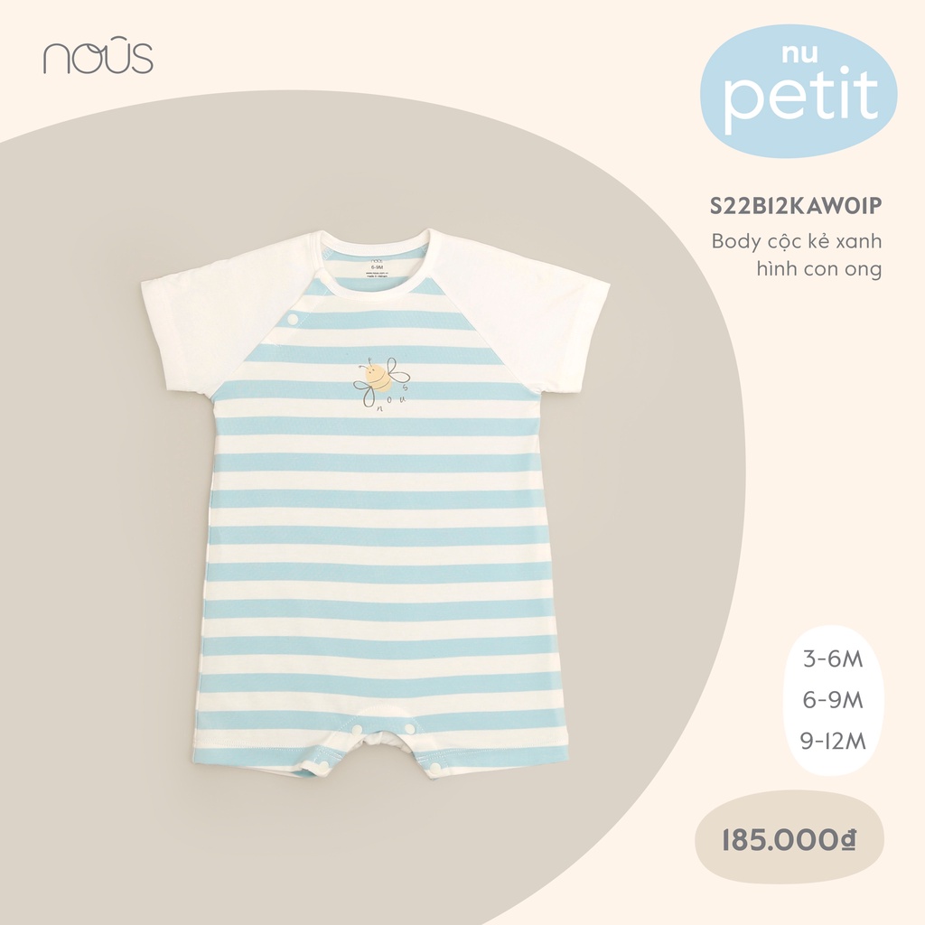 Nous - Bộ body  Petit 3m - 12m