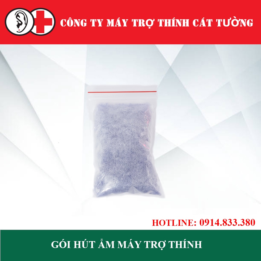 Túi hạt hút ẩm máy trợ thính, chuyên dùng để hút ẩm cho tất cả các loại máy trợ thính