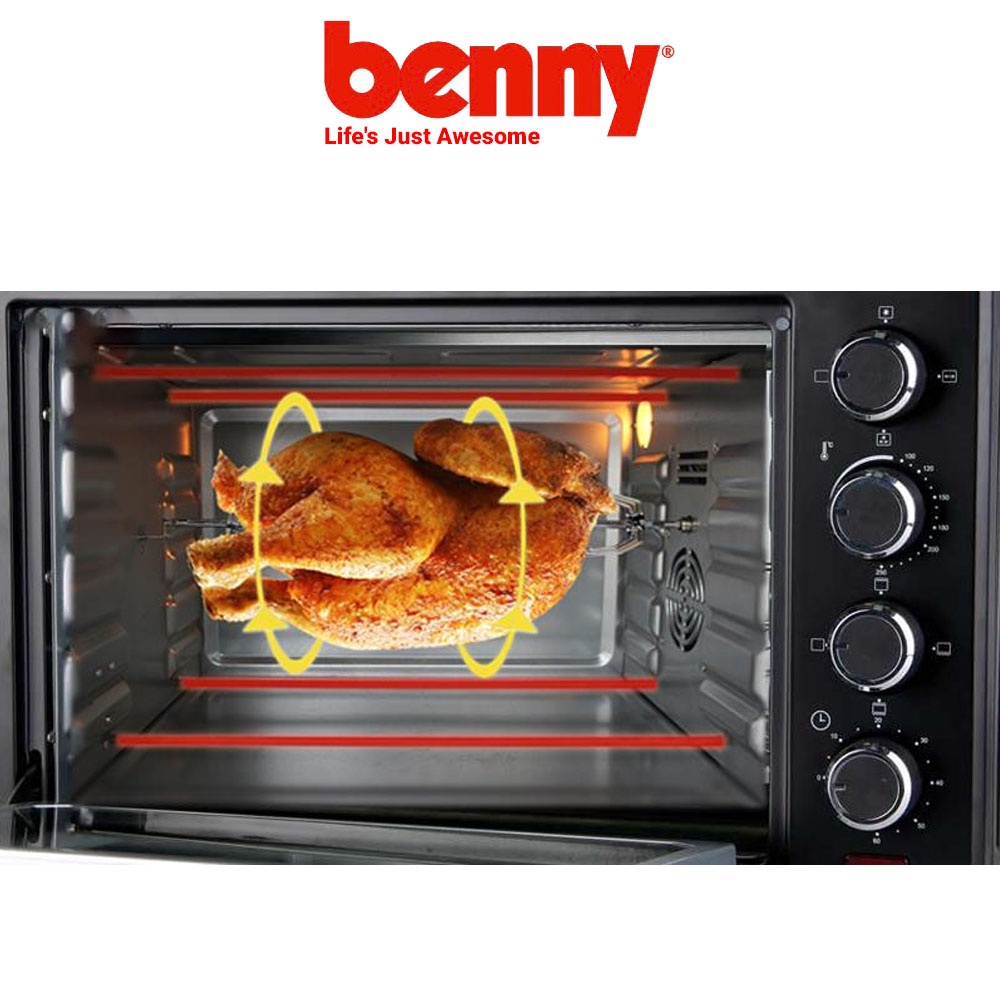 [Mã ELHADEV giảm 4% đơn 300K] Lò Nướng Benny BO-30TL, 30 Lít, 1600W