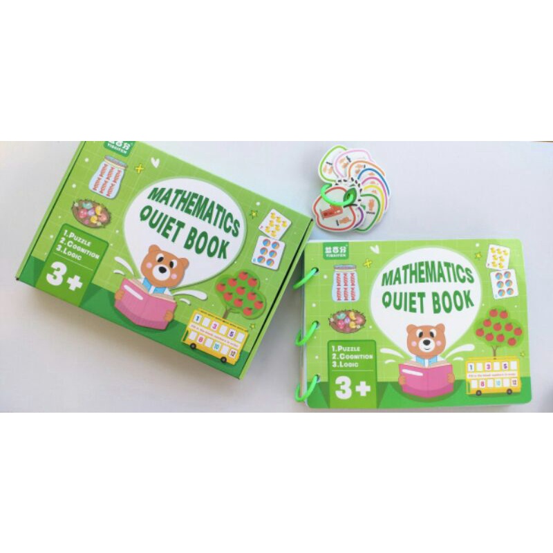 Học Liệu Bóc DánToán Học Thông Minh Đầu Đời Cho Bé Mathematics Quiet Book