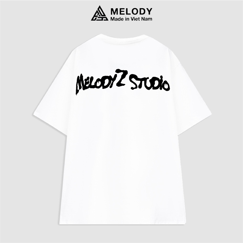 Áo Thun Unisex CoolCat Tee Local Brand MelodyZ, Áo Phông Nam Nữ Tay Lỡ Form Rộng Oversize Cotton 100%