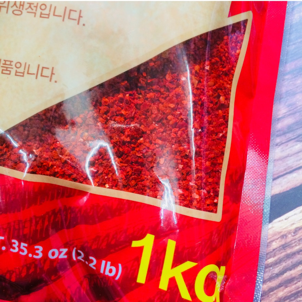 Ớt bột vảy và mịn Hàn Quốc gói 100G[Combo 2 gói]