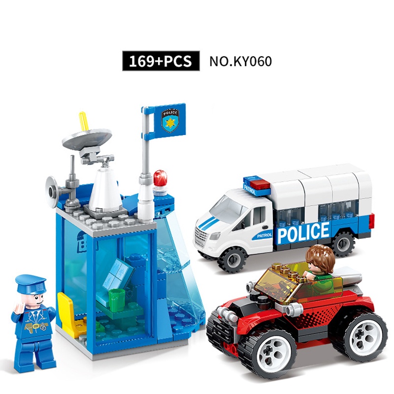 Lego City Swat - Đồ Chơi Lego Minecraft Lắp Ghép Cảnh Sát Trấn Áp Tội Phạm Cướp Tiền - 125 Chi Tiết - PiBo