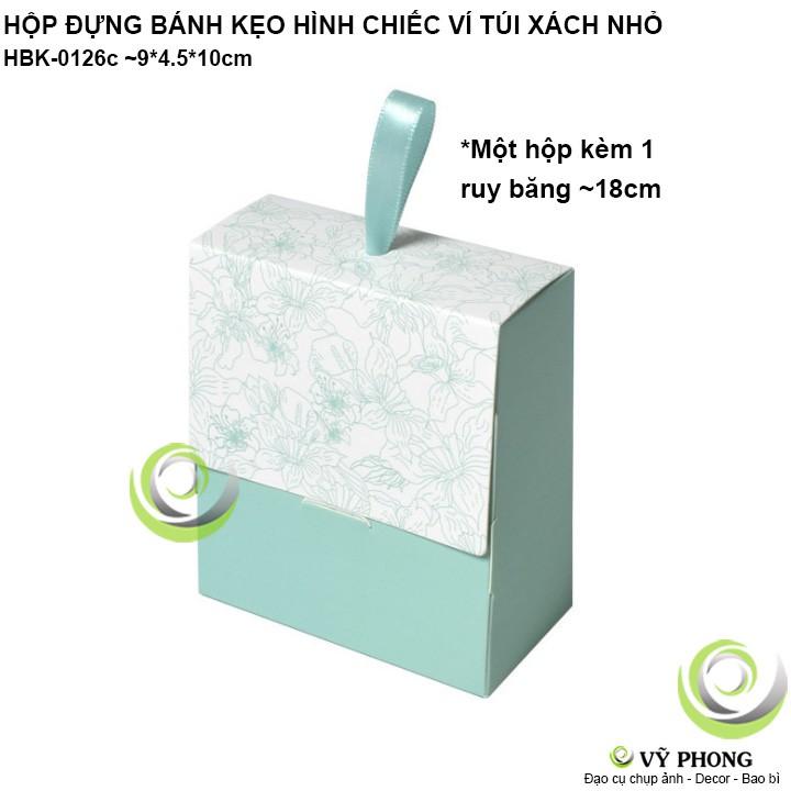 HỘP GIẤY ĐỰNG BÁNH KẸO HÌNH CHIẾC VÍ TÚI XÁCH NHỎ ĐỰNG QUÀ TẶNG CÁC DỊP LỄ TẾT HBK-0126