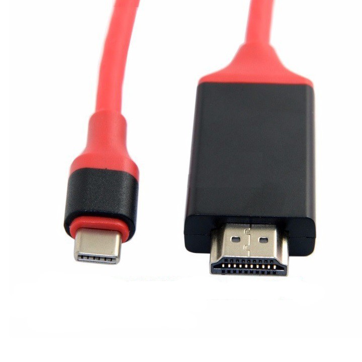 Cáp chuyển tín hiệu Type-C ra HDMI dài 2m cho Android - Cáp HDMI MHL cho điện thoại Android Type-C dài 2m