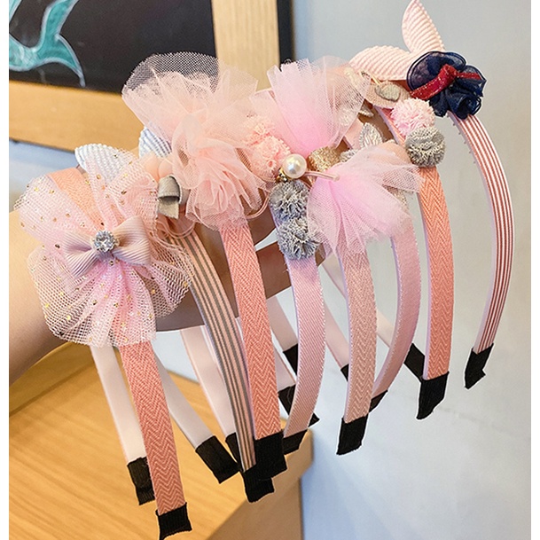 Dây Buộc Tóc Thắt Nơ Chống Trượt Không Gây Đau Tóc Phong Cách Hàn Quốc Dễ Thương Cho Nữ