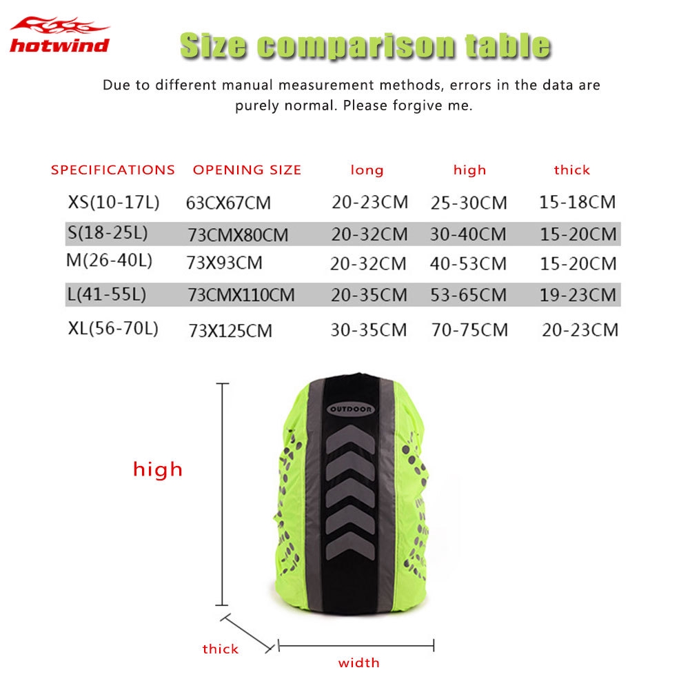 Vỏ Bọc Balo Chống Nước Mưa Thời Trang Tiện Dụng