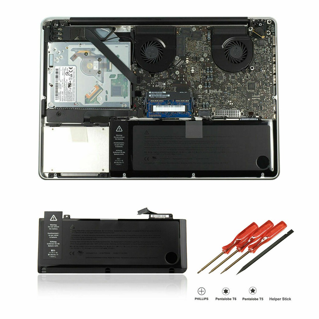 Pin ZIN Macbook Pro 2011 A1278 13 inch 13&quot; 2011 2012 2009 2010 A1322 Zin mới 100%