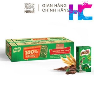 Sữa lúa mạch Nestlé MILO thùng hộp 115ml - 180ml