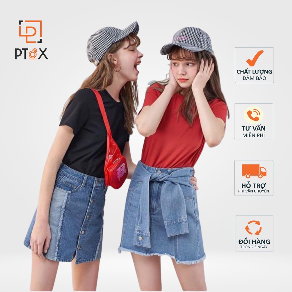Combo 3 chiếc áo phông nữ cổ tim basic cotton 4 chiều mát lạnh mềm mịn hàng VNXK, áo thun nữ trẻ trung