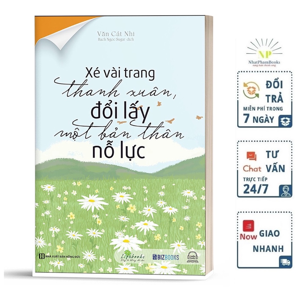 Sách - Xé vài trang thanh xuân, đổi lấy một bản thân nỗ lực Tặng Kèm Bookmark