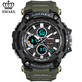 Đồng hồ kỹ thuật số SMAEL kiểu dáng thể thao nam chống thấm thumbnail