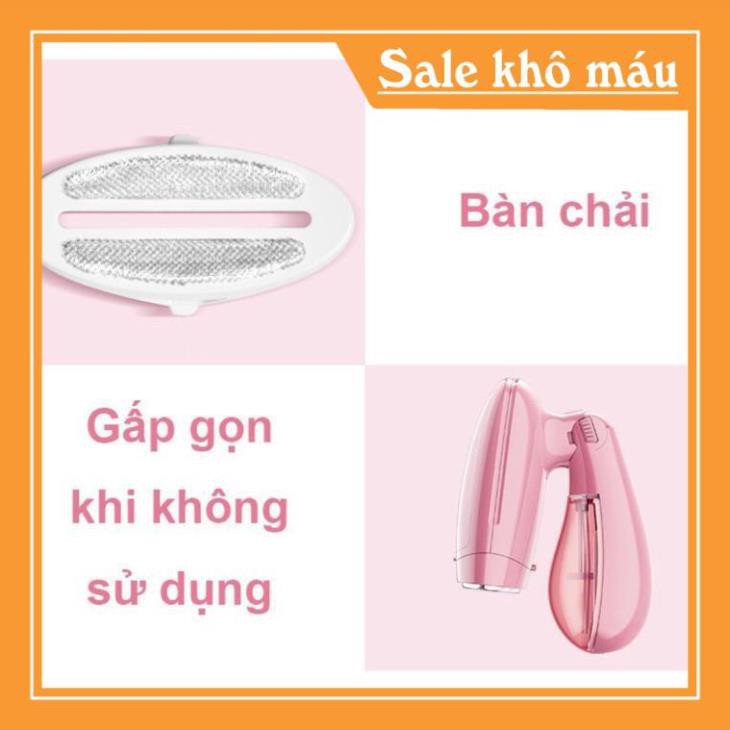 Bàn là hơi nước cầm tay, máy ủi hơi nước cầm tay bảo vệ quần áo siêu tốt