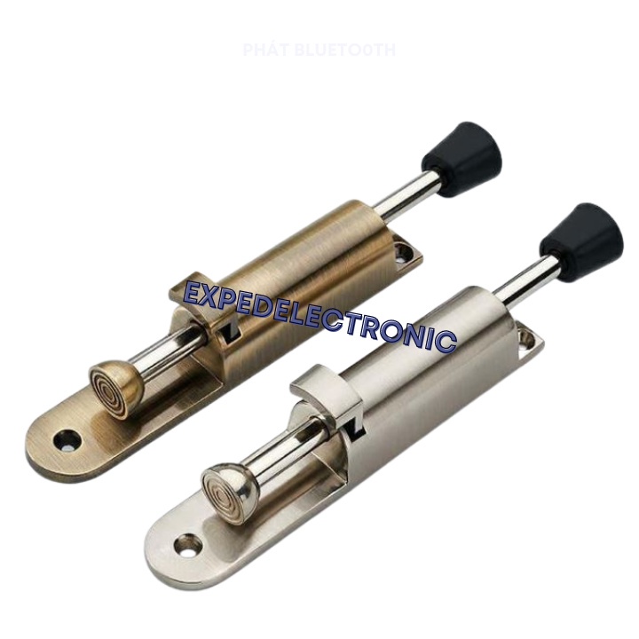 Chốt chặn cửa chống va đập thông minh 2 chiều giữ cửa ra vào an toàn cho bé màu đồng hợp kim