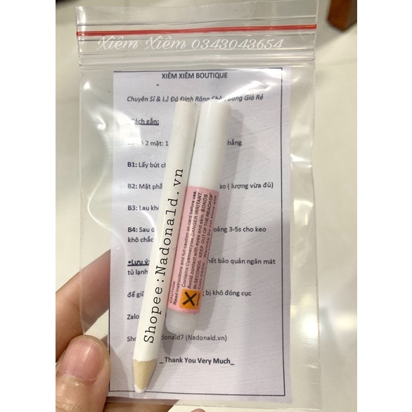 COMBO KEO VÀ BÚT ĐÍNH ĐÁ ĐÍNH RĂNG ( DỤNG CỤ GẮN ĐÁ)