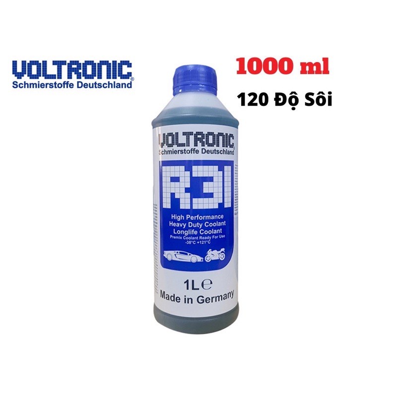 Nước Làm Mát Máy, Động Cơ Voltronic R31 Pha Sẵn 1L 121 độ sôi - Hàng chính hãng Đức