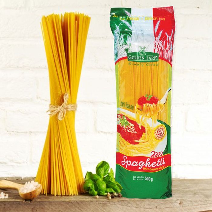 Mì Ý Spaghetti Golden Farm 500g