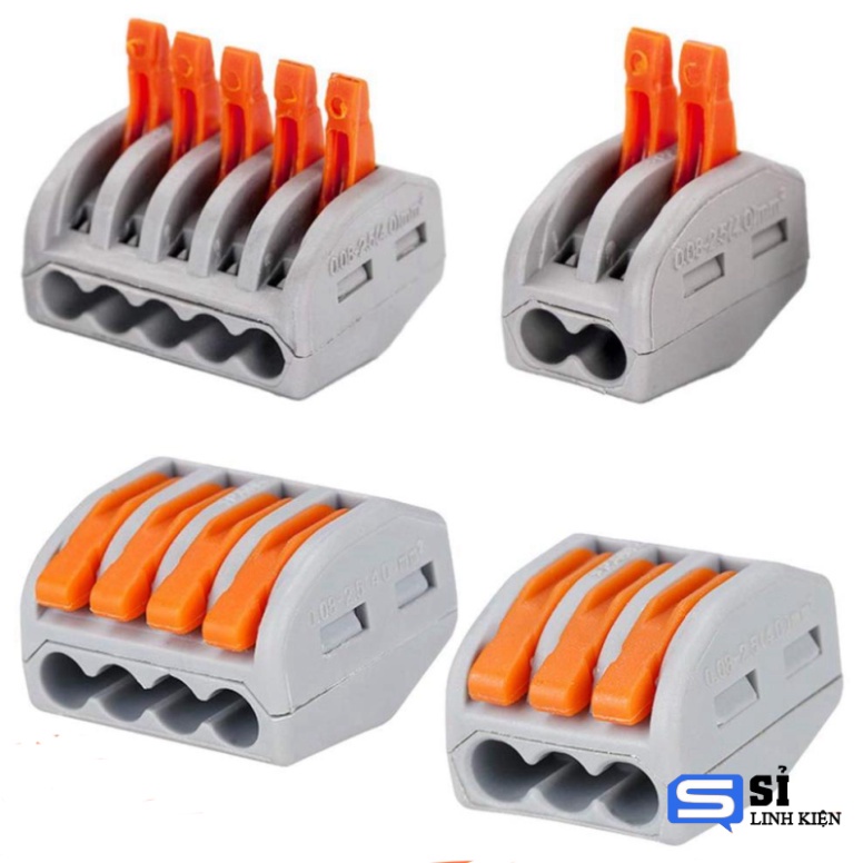 Cút nối dây điện nhanh PCT-213, chịu tải 32A Cút gộp dây điện 3, 4 , 5 sợi PCT-212 PCT-214 đảm bảo c