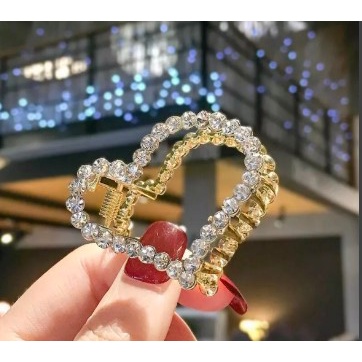 Kẹp tóc đính hạt sang trọng size mini, Phụ kiện thời trang tóc KT040 - FilibraStyle